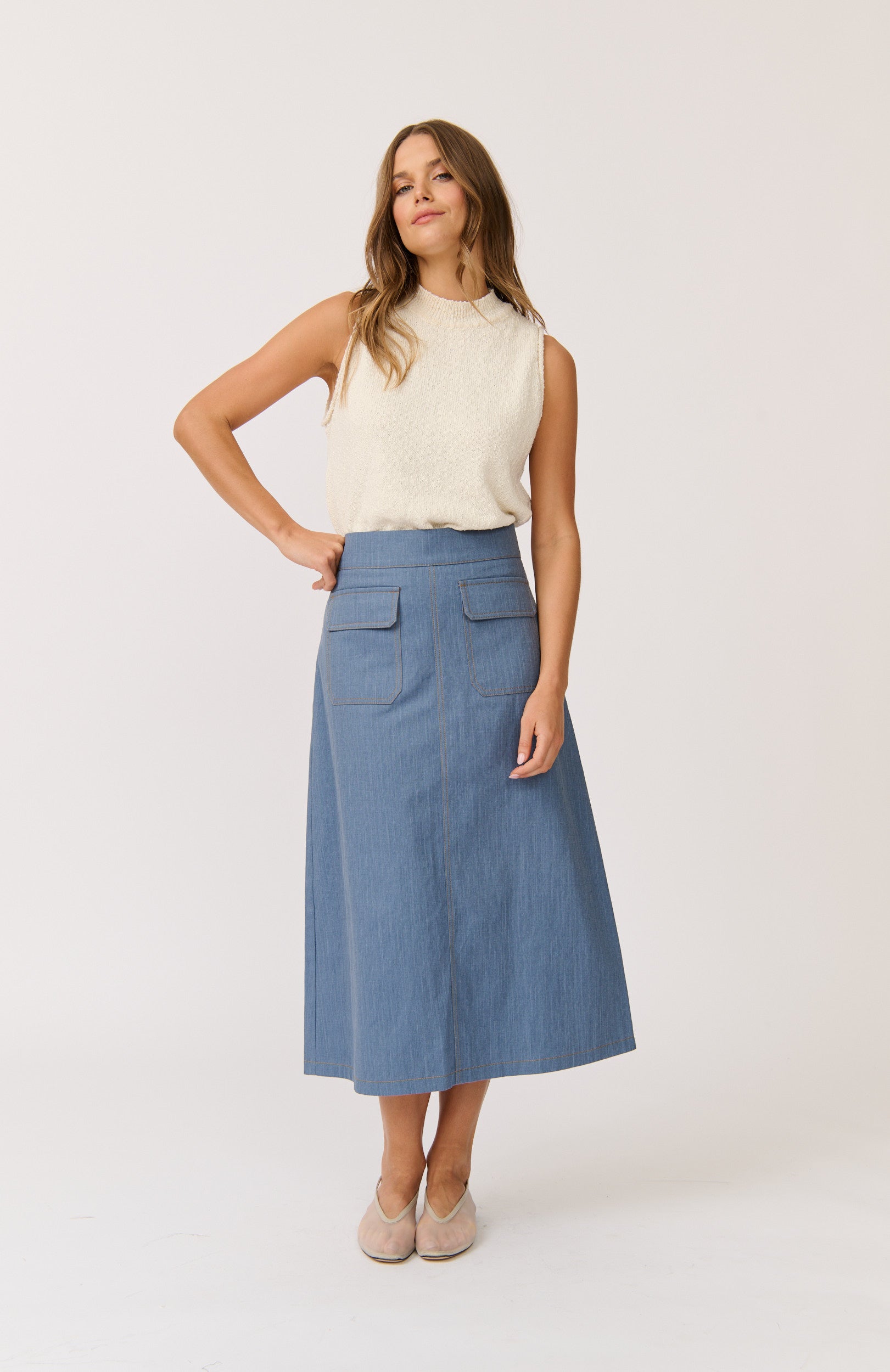 Astrid Skirt Denim