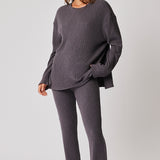 Demi Knit Pant - Charcoal Knit