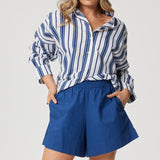 Tammy Shirt - French Navy Stripe