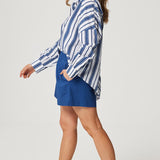 Tammy Shirt - French Navy Stripe