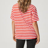 Marlie Tee - Campari Stripe