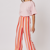 Bex Pant - Sangria Stripe