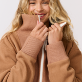 Nova Half Zip Sweater - Toffee