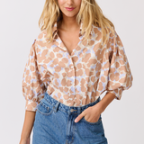 Jaime Top - Toffee Leopard