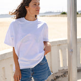 Ariel Tee - White/Mint