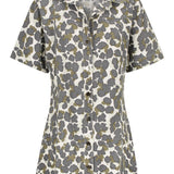 Hallie Dress - Khaki Leopard