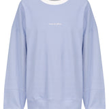 Aubrey Sweater - Cornflower/White