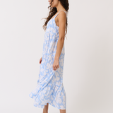 Aria Midi Dress - Floral Mist