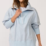 Nova Half Zip Sweater - Sky